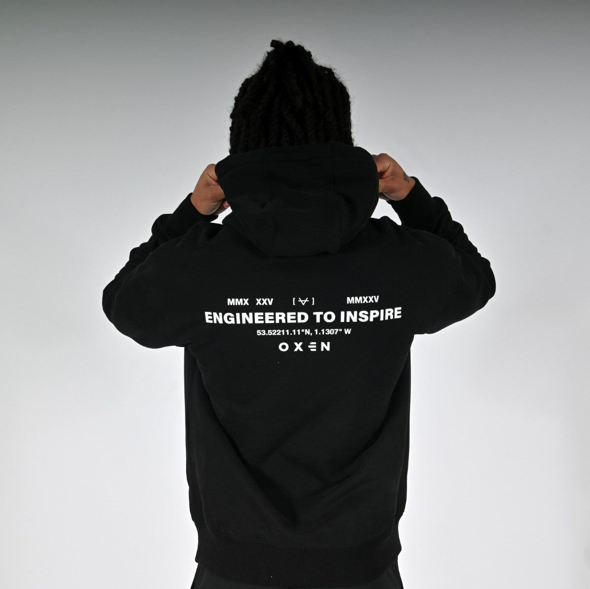 Oxen Oversized MMX Hoody Black - back