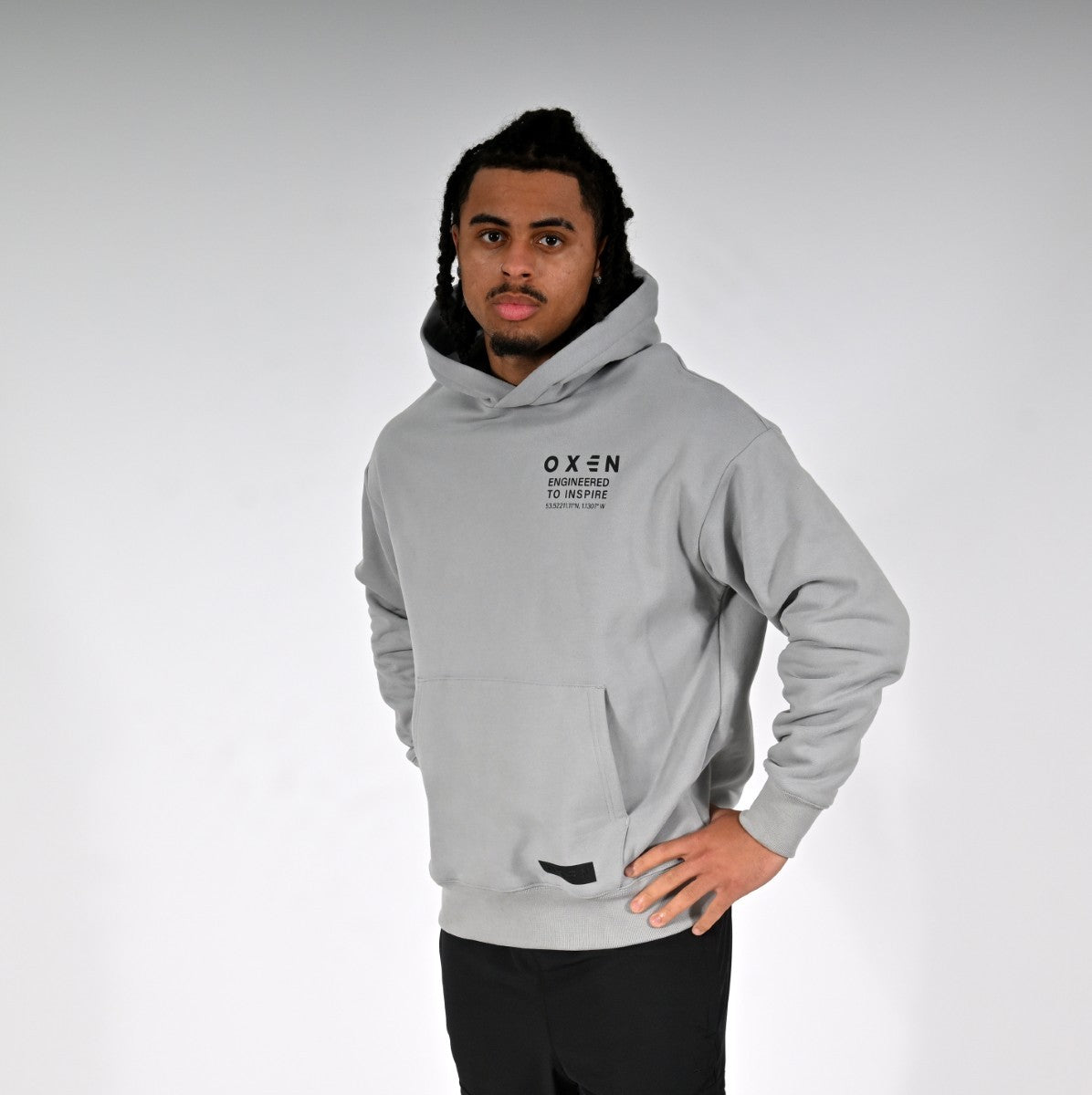 Oxen Oversized MMX Hoody Grey - detail 1