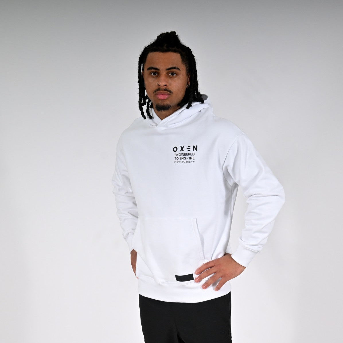 Oxen Oversized MMX Hoody White - detail 1