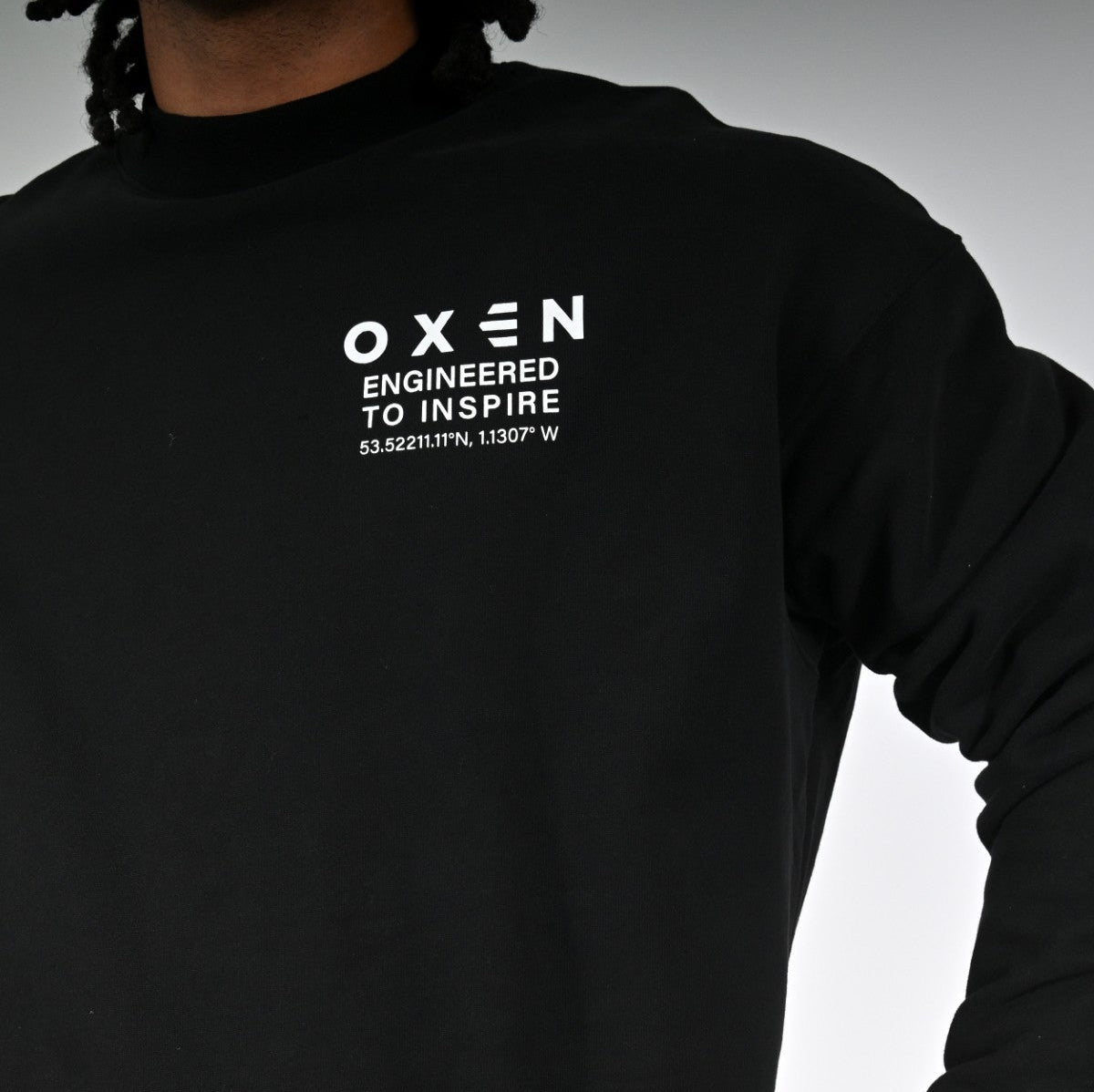 Oxen Oversized MMX Sweat Black - back