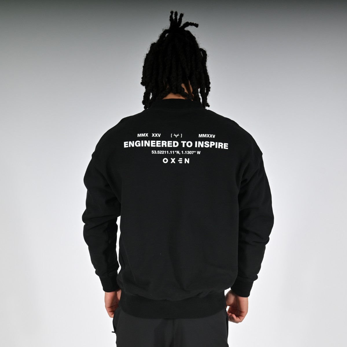 Oxen Oversized MMX Sweat Black - detail 2