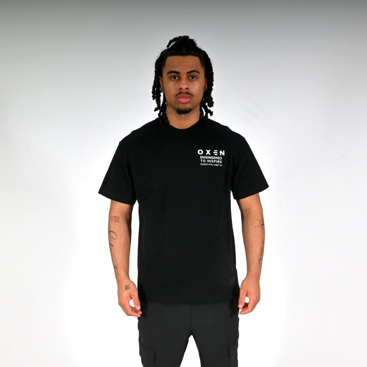 Oxen Oversized MMX Tee Black - front