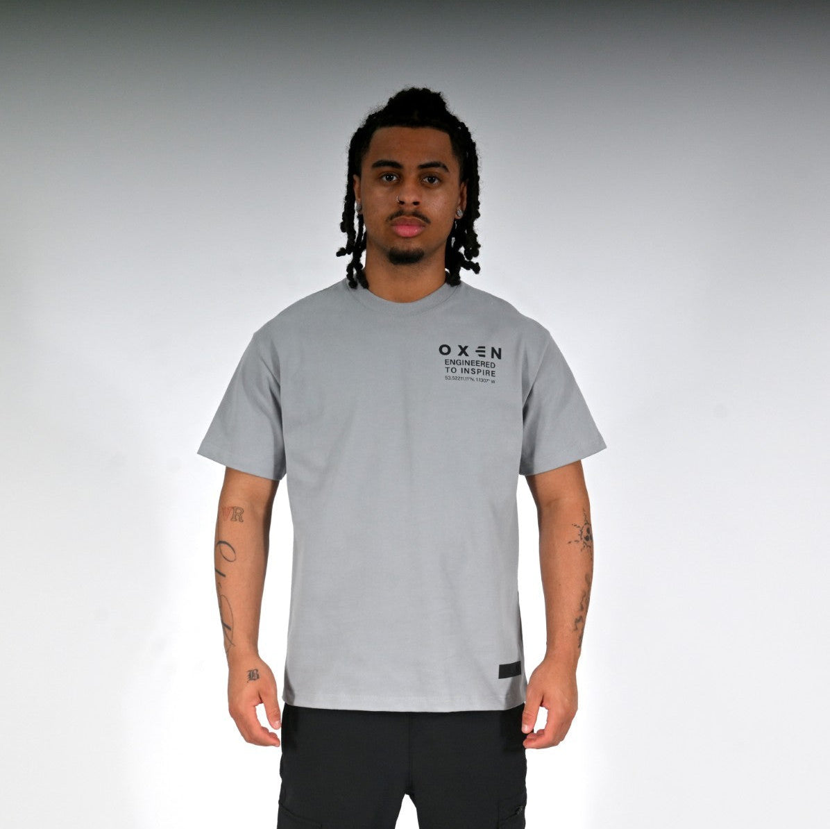 Oxen Oversized MMX Tee Grey - front