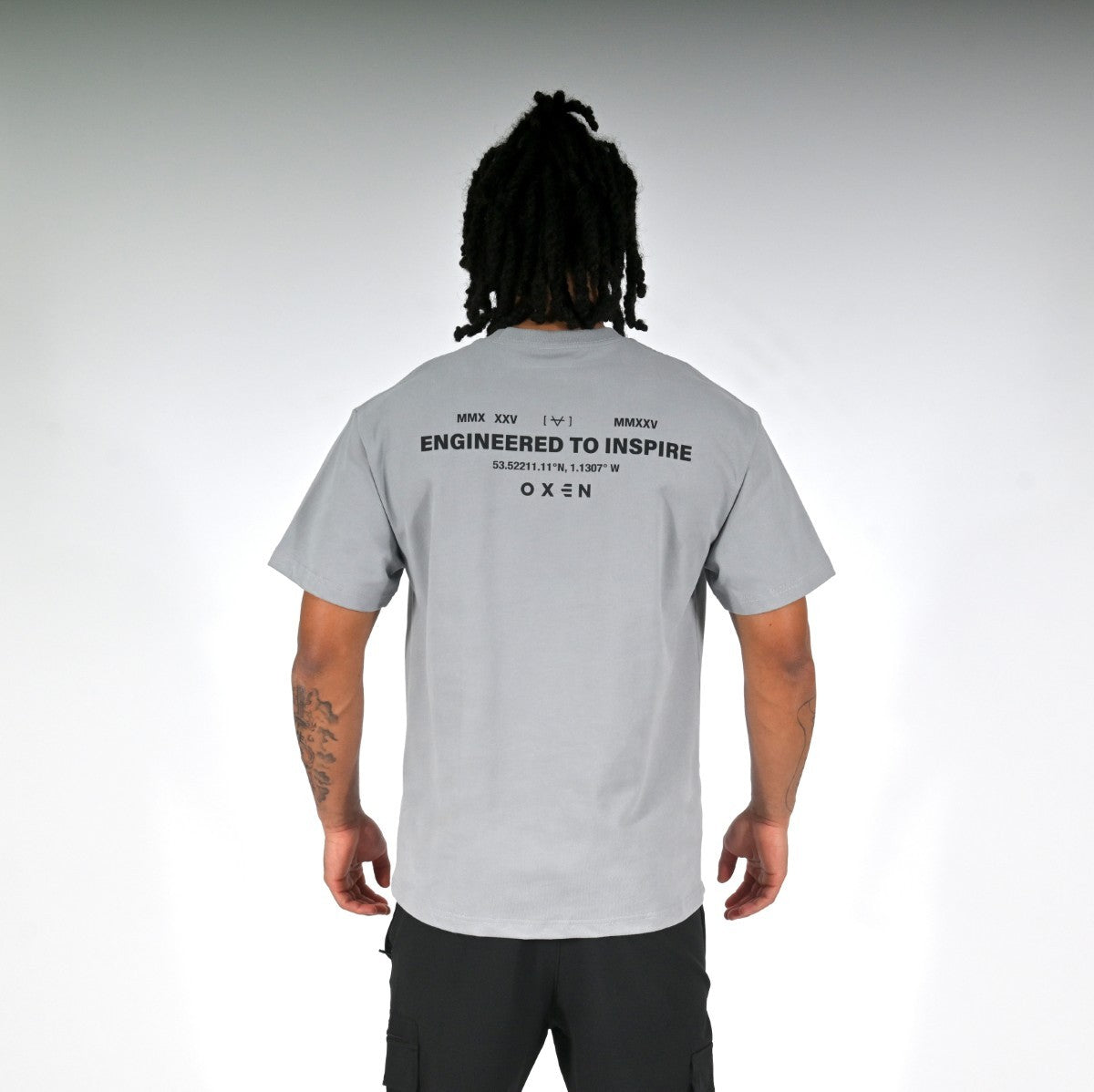 Oxen Oversized MMX Tee Grey - detail 3