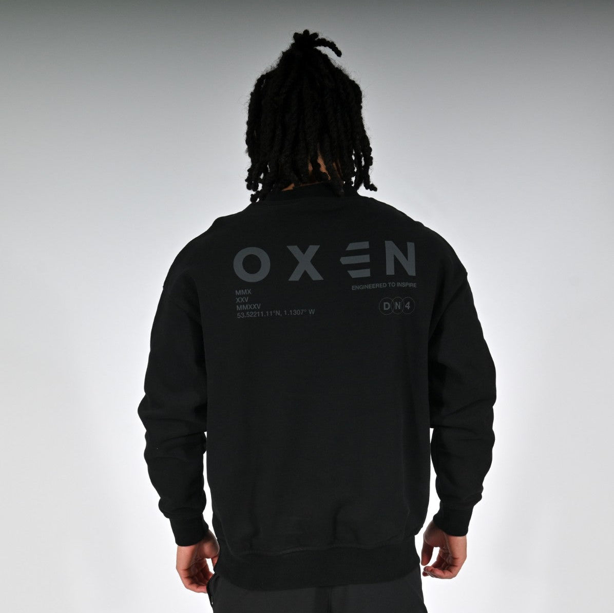 Oxen Oversized Blackout Sweat - detail 1