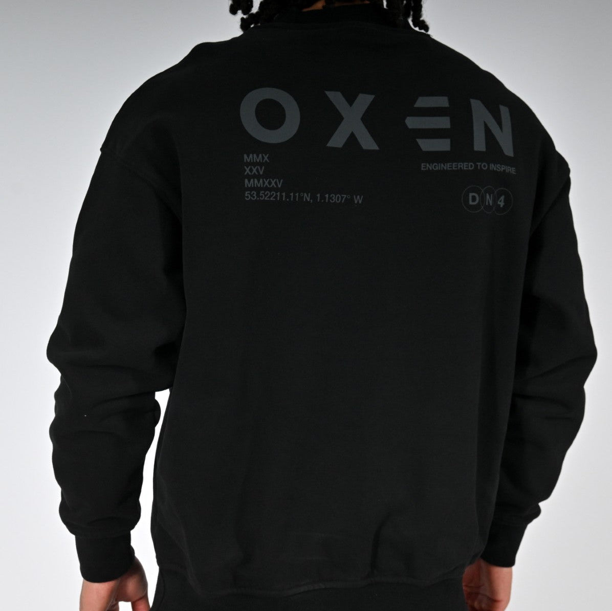 Oxen Oversized Blackout Sweat - detail 2