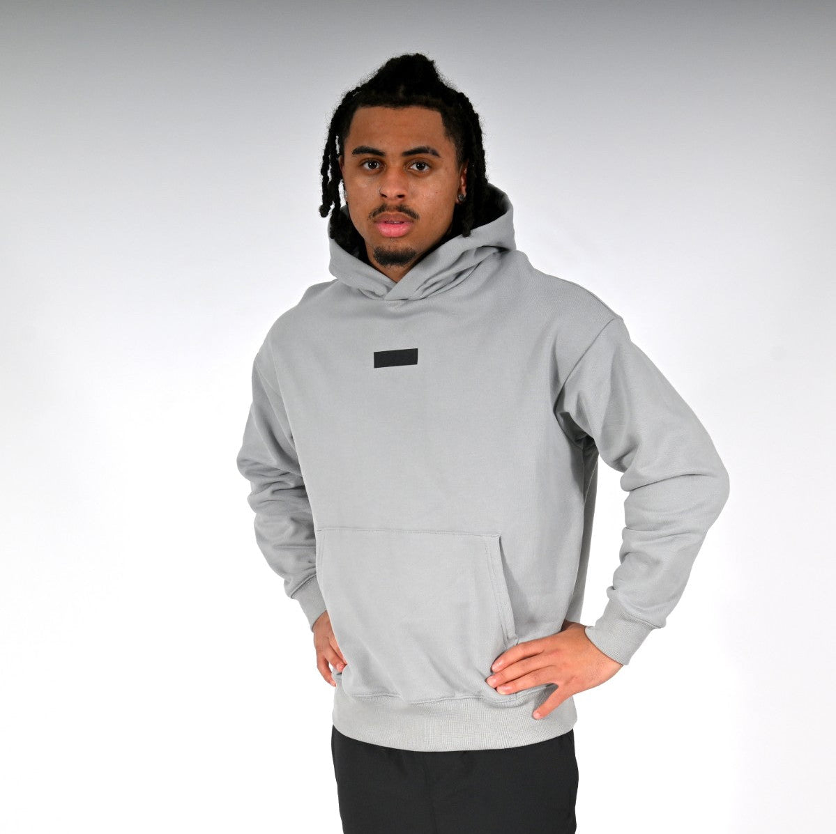 Oxen Oversized Hoody Grey - back