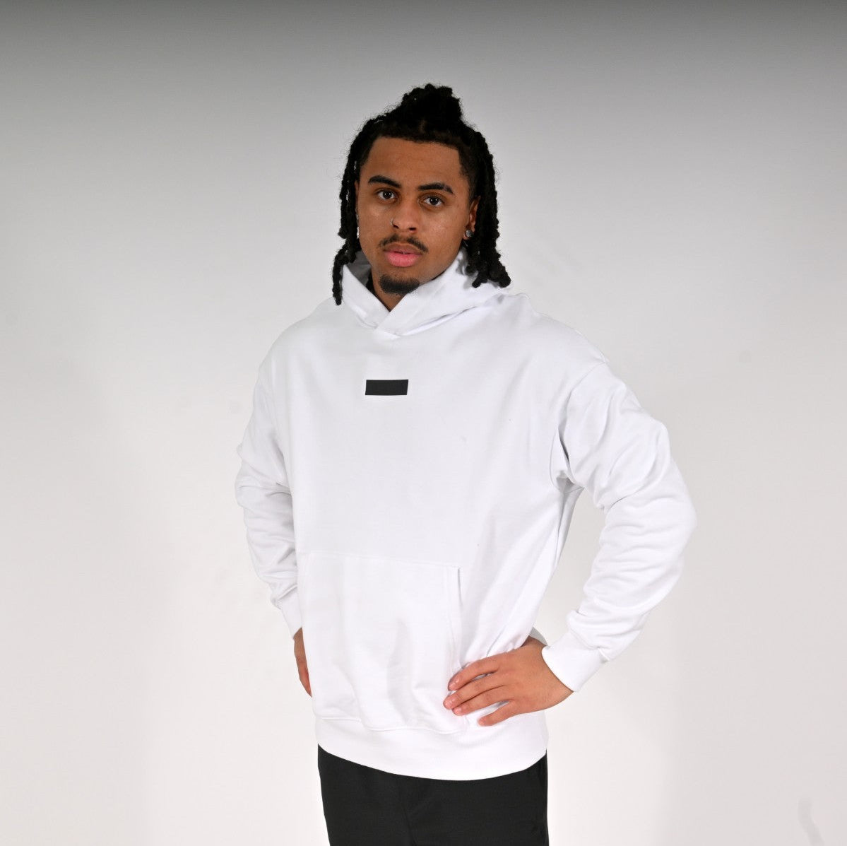 Oxen Oversized Hoody White - back