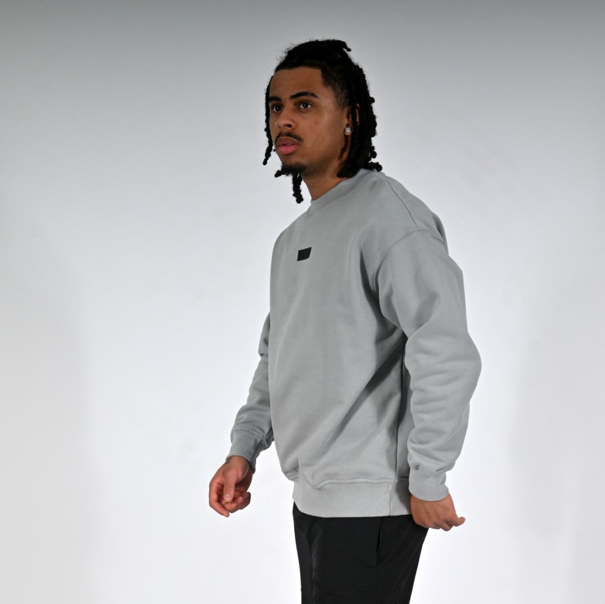 Oxen Oversized Sweat Grey - back