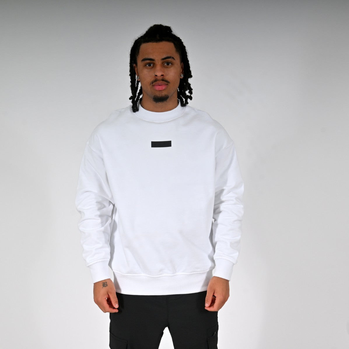 Oxen Oversized Sweat White - front