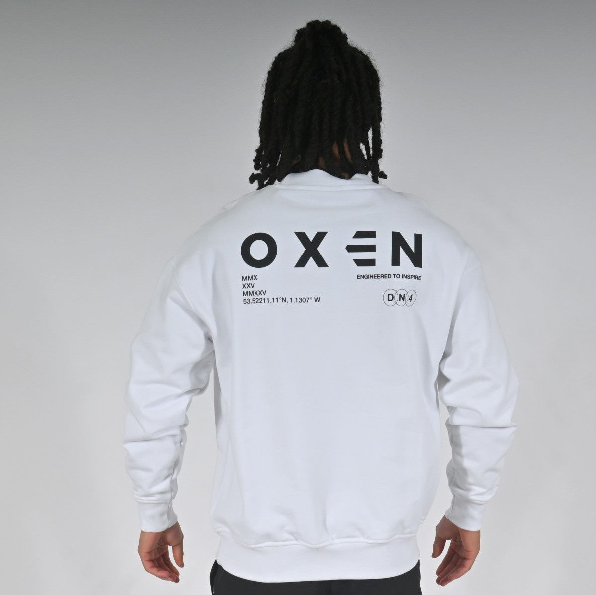 Oxen Oversized Sweat White - detail 2