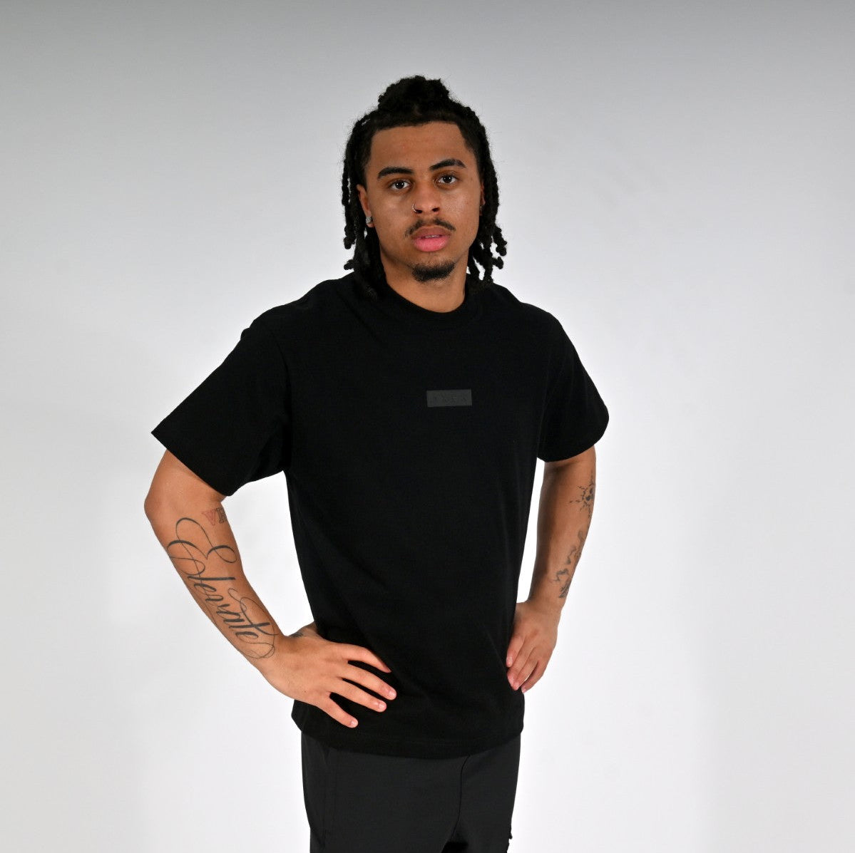 Oxen Oversized Tee Black - back