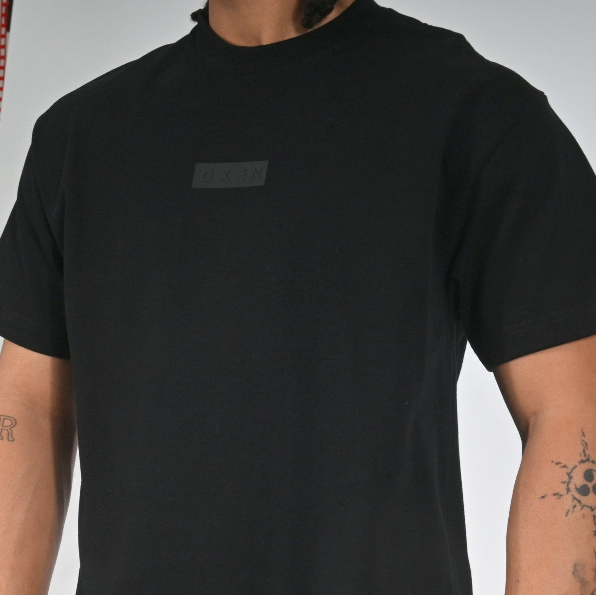 Oxen Oversized Tee Black - detail 1