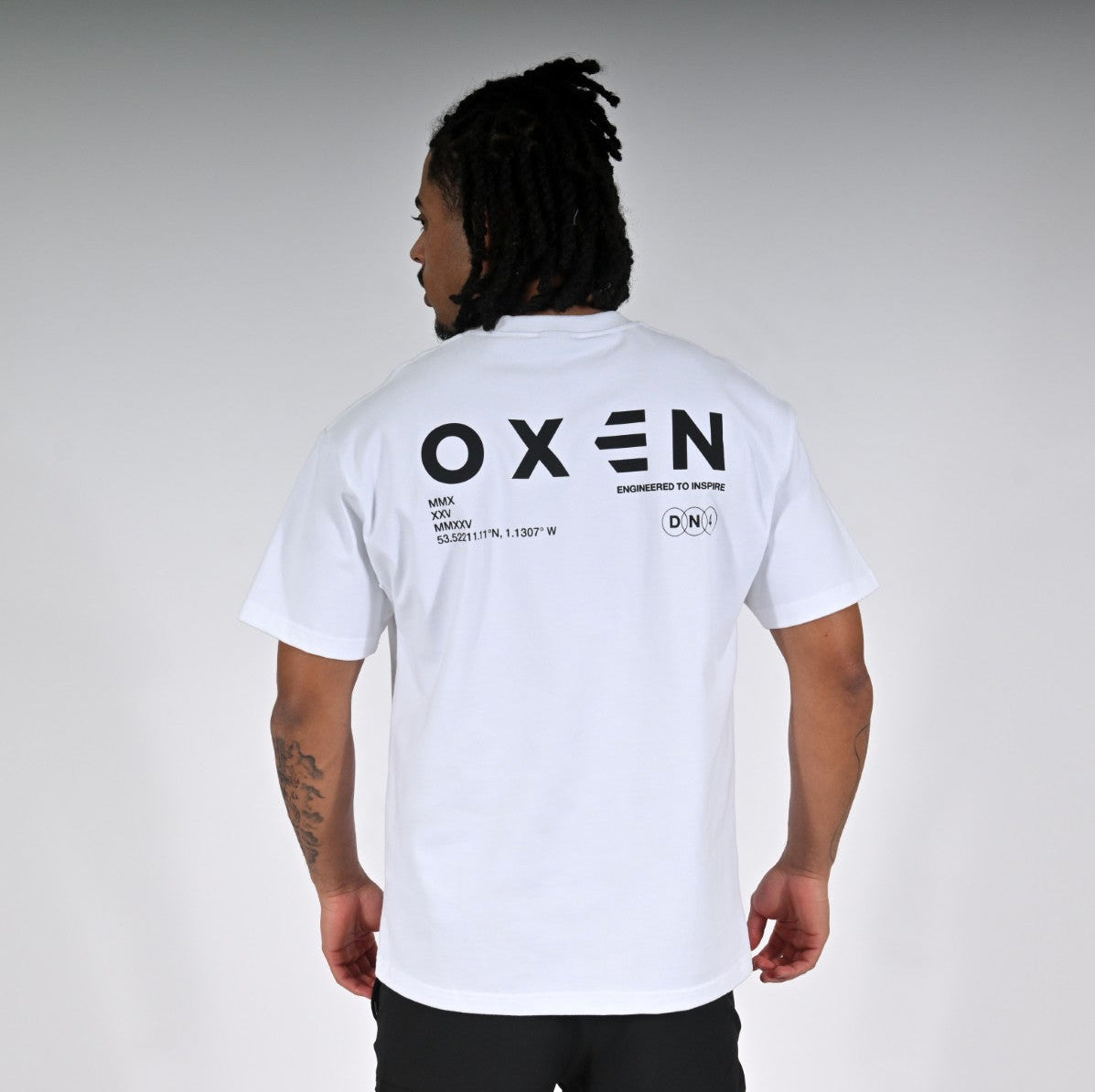 Oxen Oversized Tee White - detail 1
