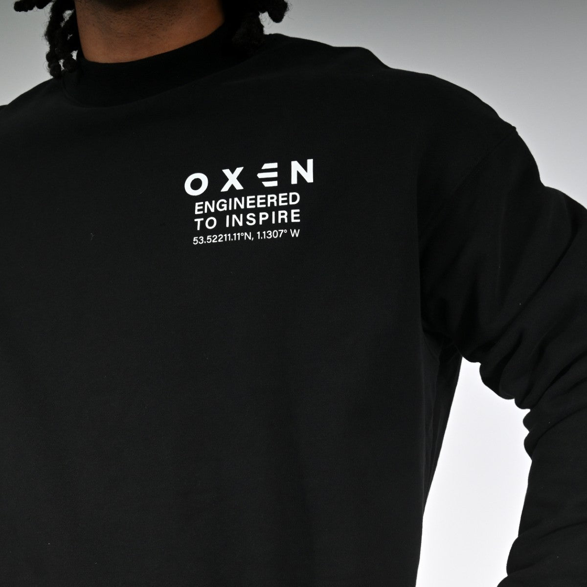 Oxen Oversized MMX Sweat Black - back