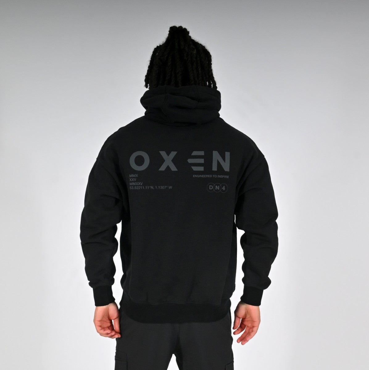 Oxen Oversized Blackout Hoody - detail 2