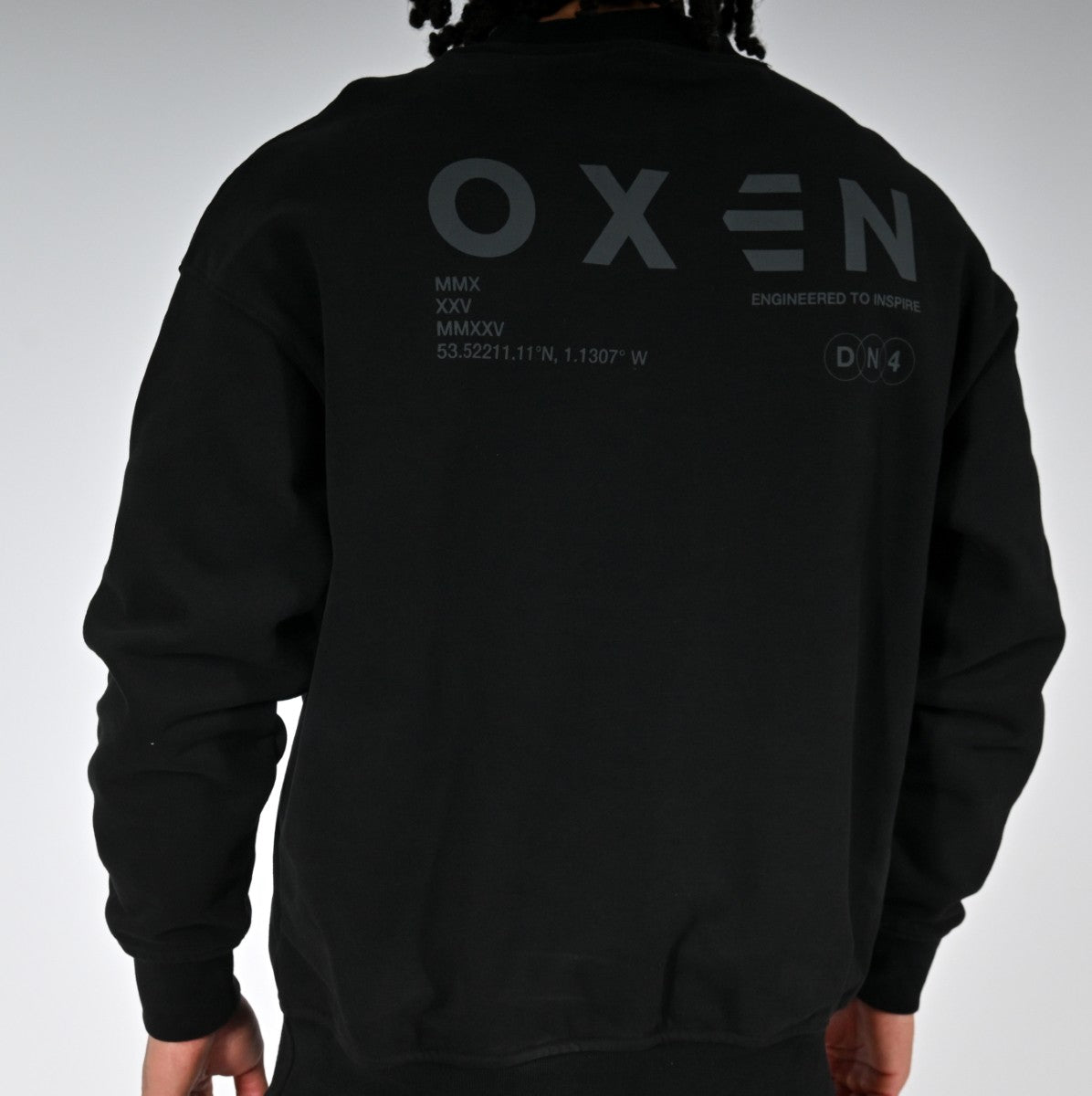Oxen Oversized Blackout Sweat - detail 2