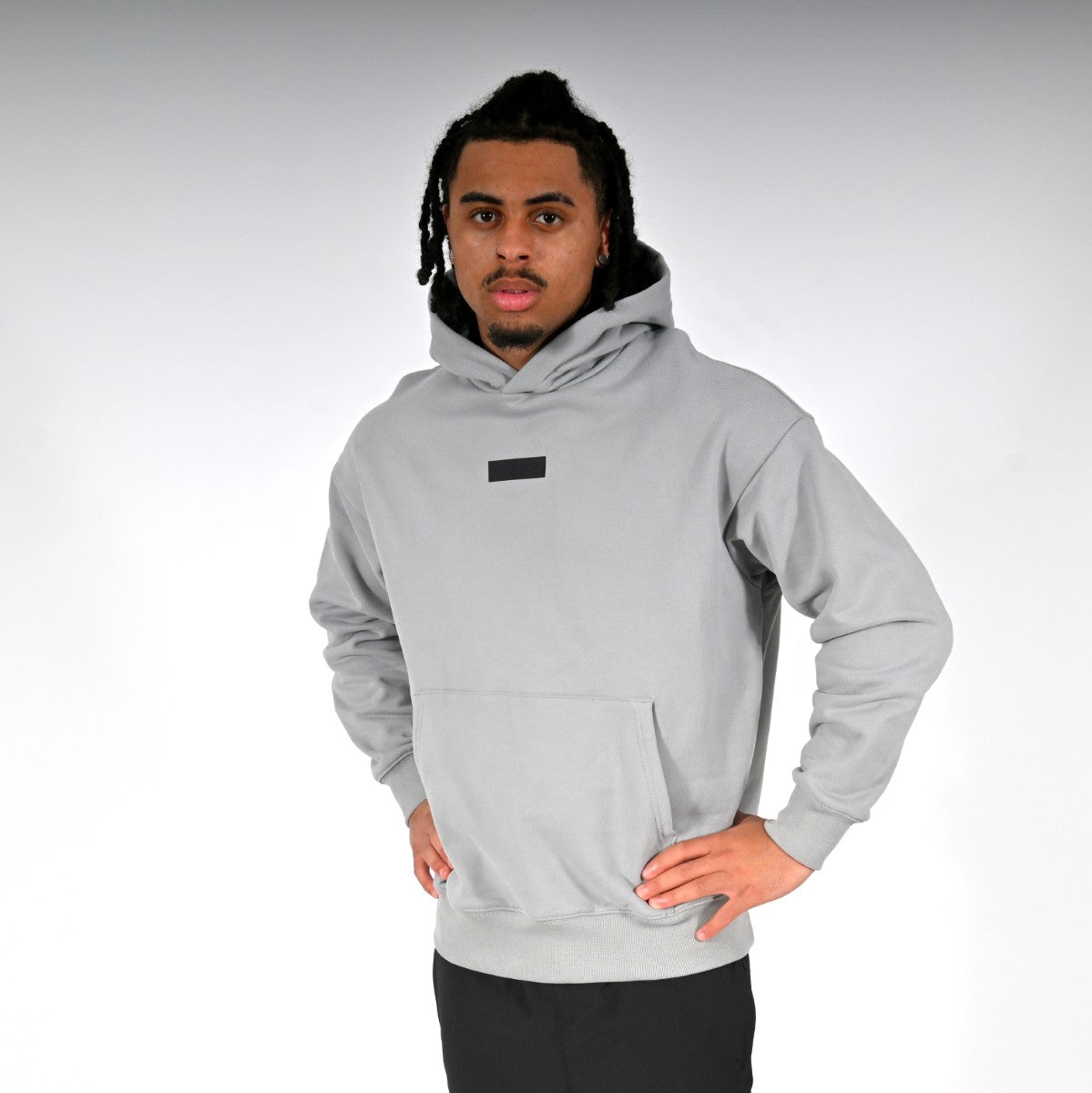Oxen Oversized Hoody Grey - back