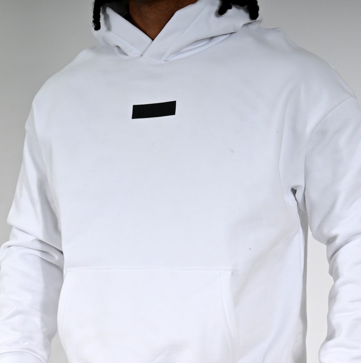 Oxen Oversized Hoody White - detail 1