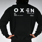 Oxen Oversized Sweat Black - detail 3